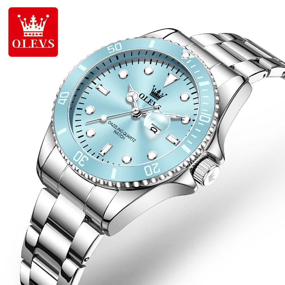 Luxury Watch Ladies - OLEVS Luxury Stainless Steel Waterproof Quartz