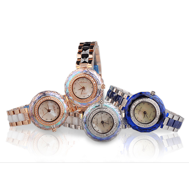 Luxury Watch Discount - SALE!!! Discount Melissa Ceramic Crystal Rotating