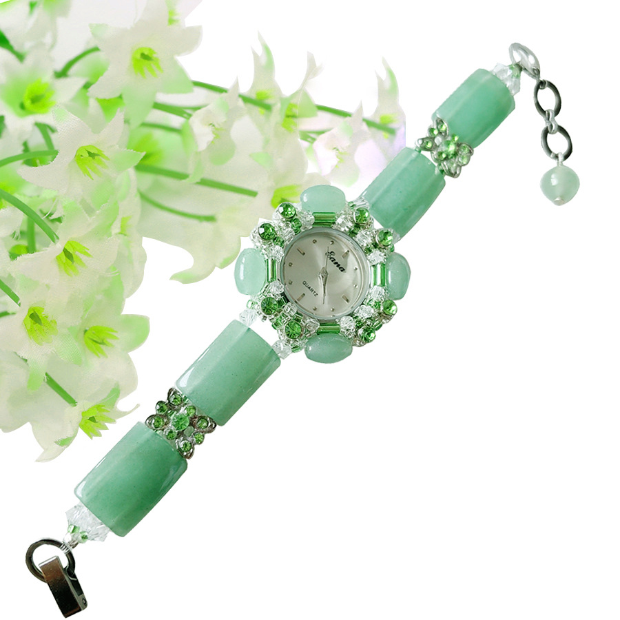 Luxury Green Jade Bracelet Wat - Luxury Watch Female ulasan dan harga