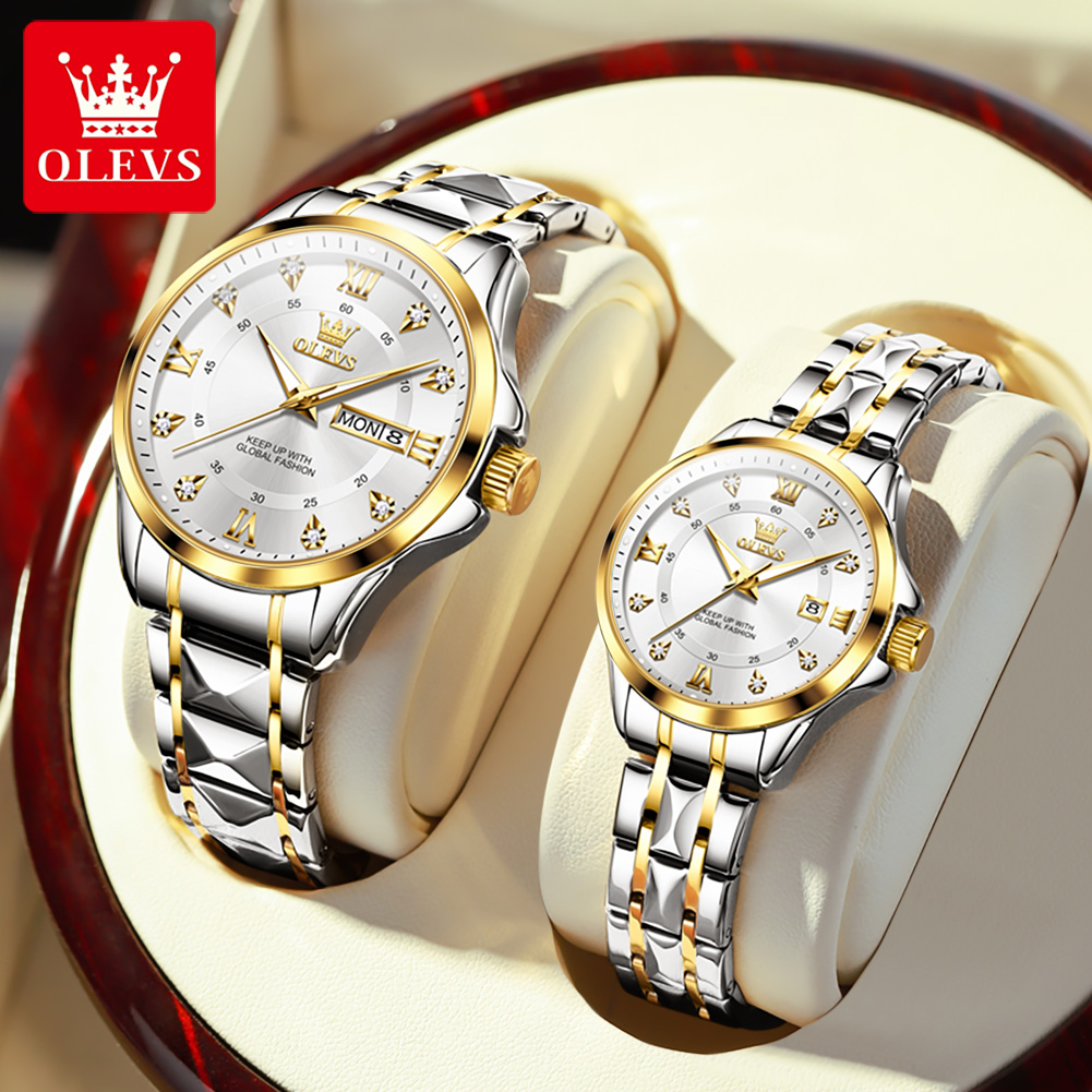 OLEVS 2906 Couple Watch Origin - Luxury Watch Life ulasan dan harga