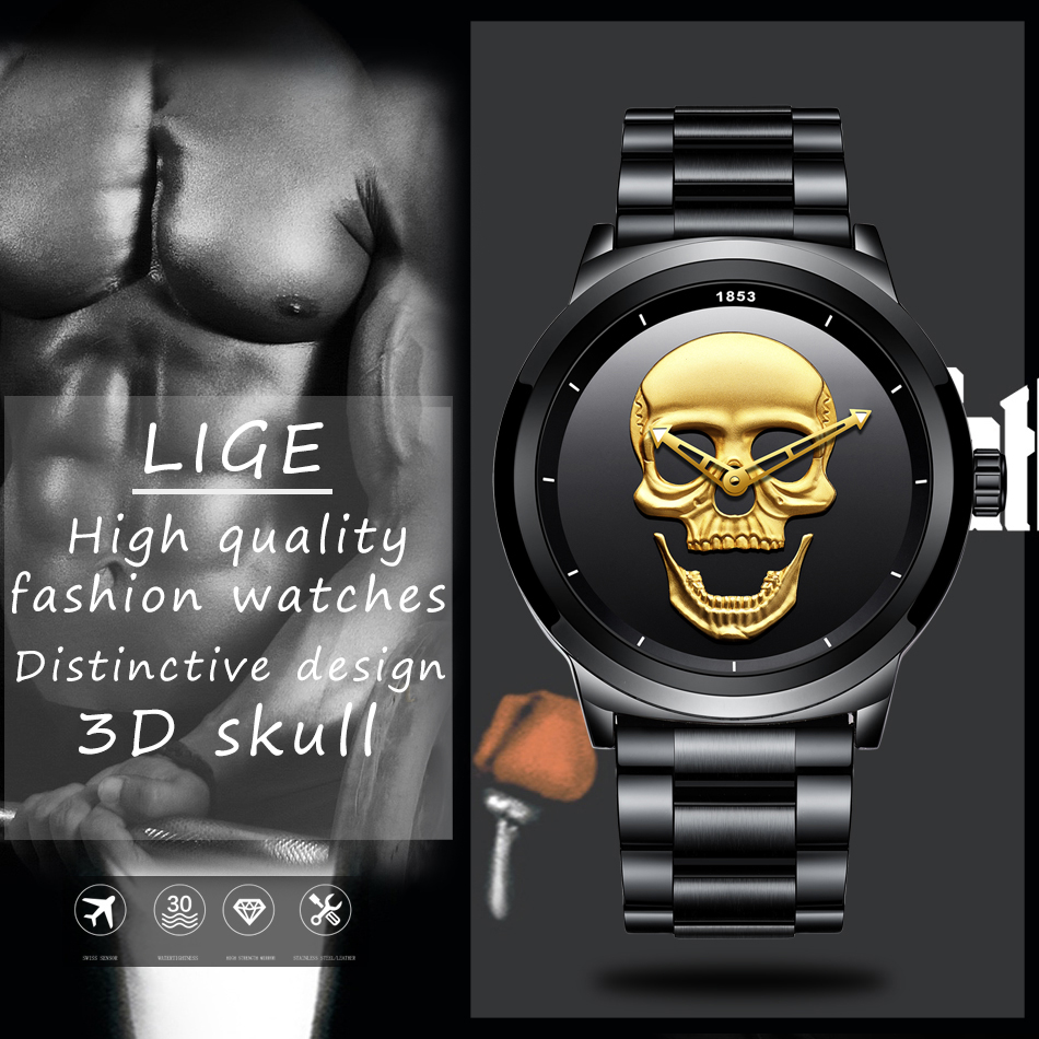 LIGE Sport Mens Watches Top Br - Luxury Watch Magazine ulasan dan harga