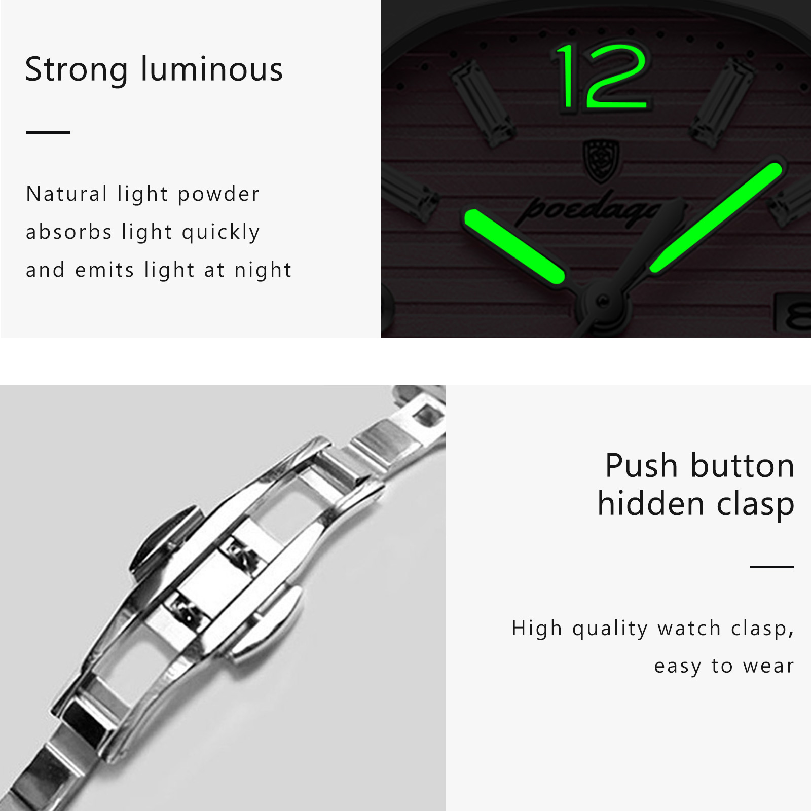 POEDAGAR Square Fashion Woman  - Luxury Watch Female ulasan dan harga