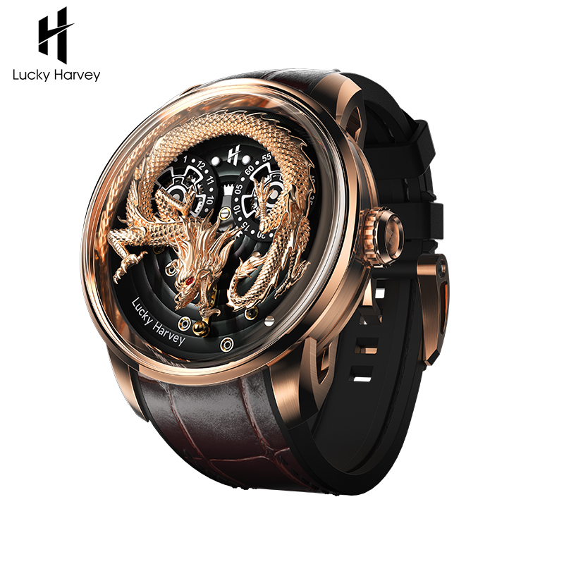 Lucky Harvey China Dragon Mech - Luxury Watch China ulasan dan harga