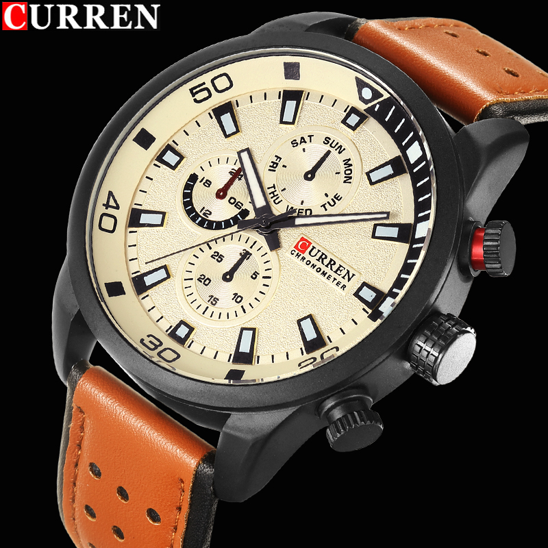 2017 CURREN Stylish Watch Men  - Luxury Watch Magazine ulasan dan harga