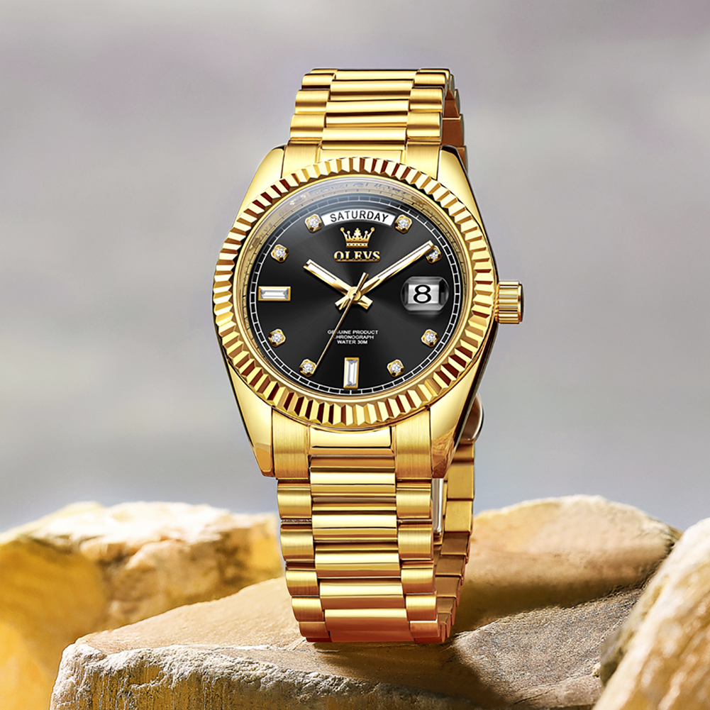 OLEVS Men's Fully Automatic Me - Rolex Watch Submariner ulasan dan harga