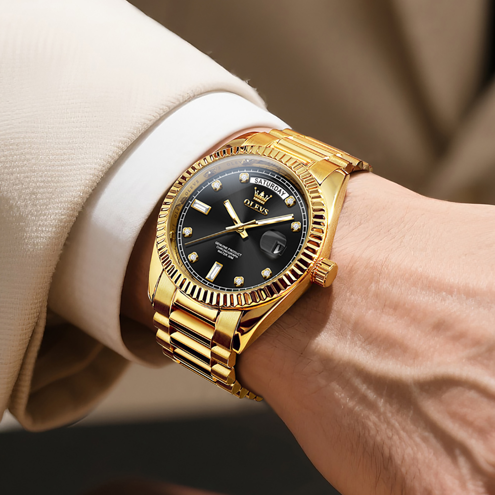 OLEVS Men's Fully Automatic Me - Rolex Watch Submariner ulasan dan harga
