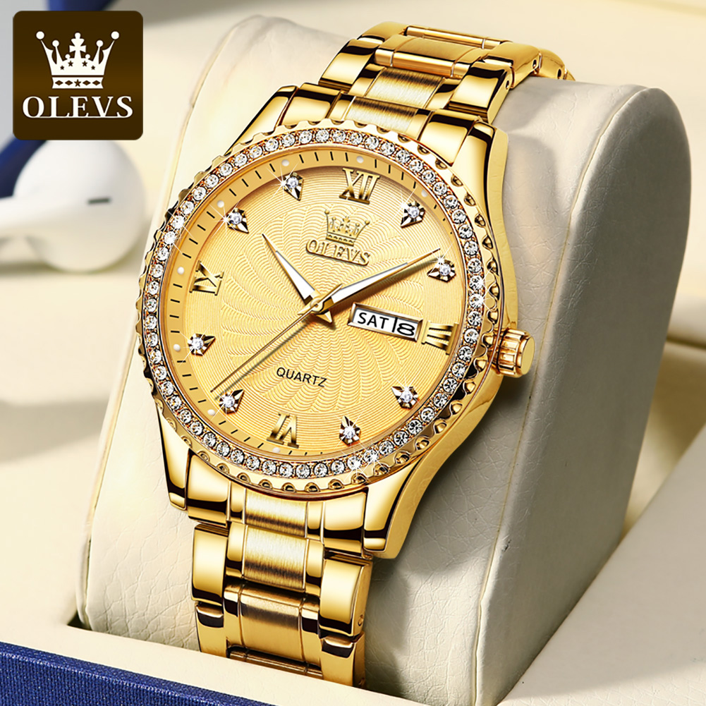 OLEVS 5565 Luxury Brand Quartz - Luxury Watch Magazine ulasan dan harga