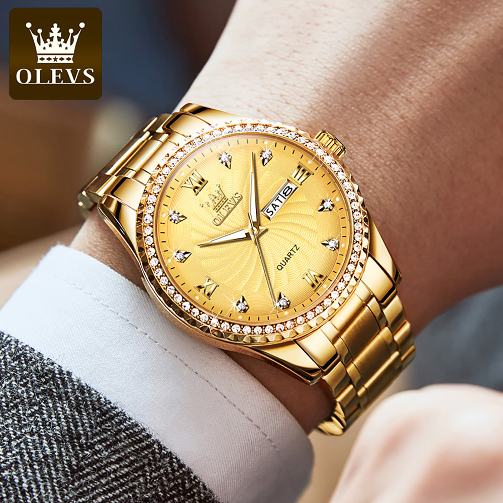 OLEVS 5565 Luxury Brand Quartz - Luxury Watch Magazine ulasan dan harga