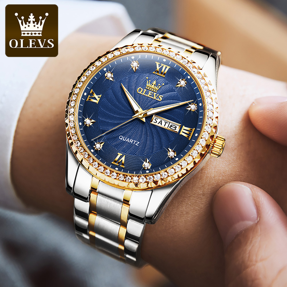 OLEVS 5565 Luxury Brand Quartz - Luxury Watch Magazine ulasan dan harga