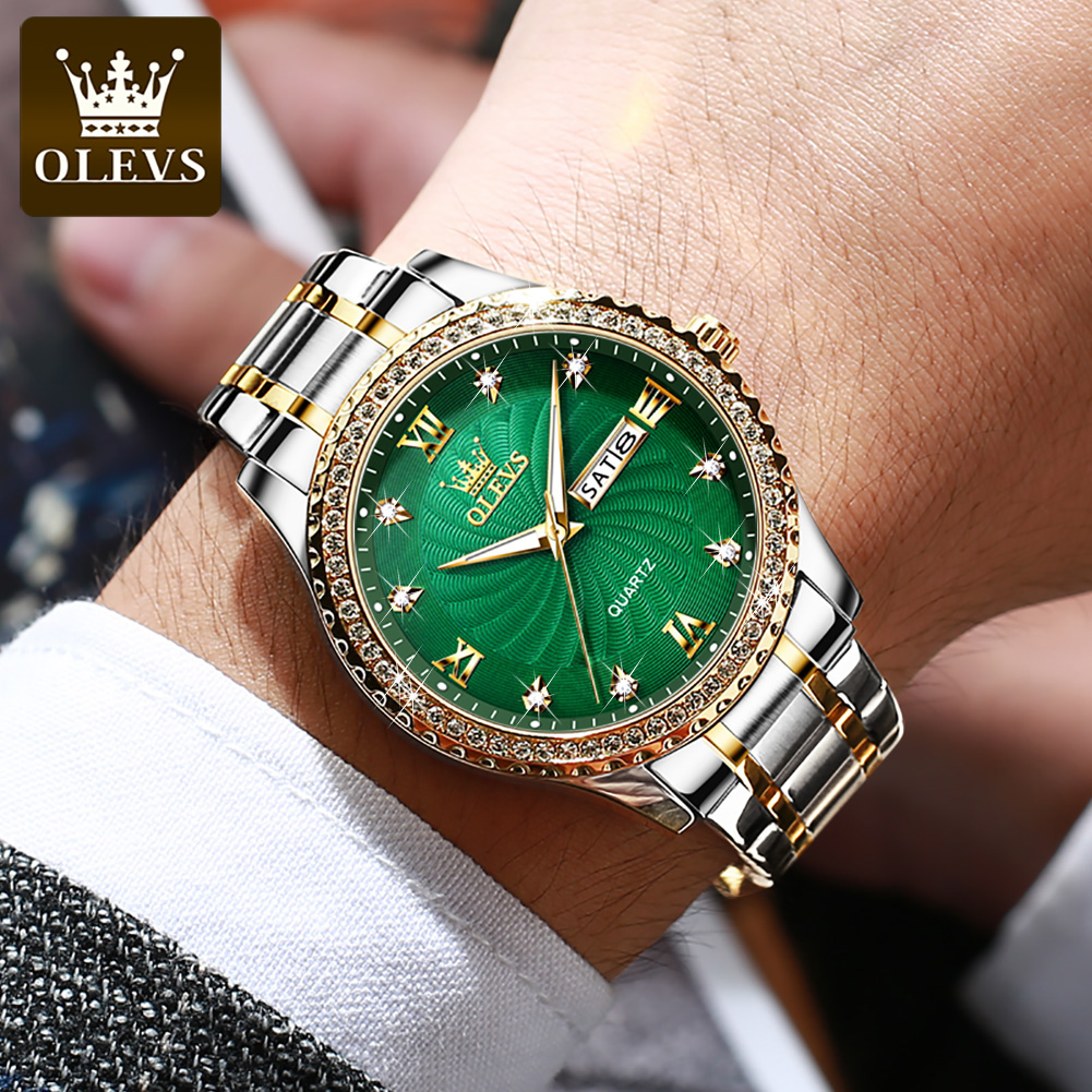 OLEVS 5565 Luxury Brand Quartz - Luxury Watch Magazine ulasan dan harga