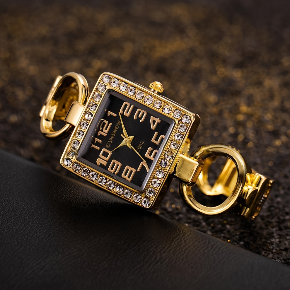 Luxury Fashion Rhinestone Squa - Luxury Watch Female ulasan dan harga