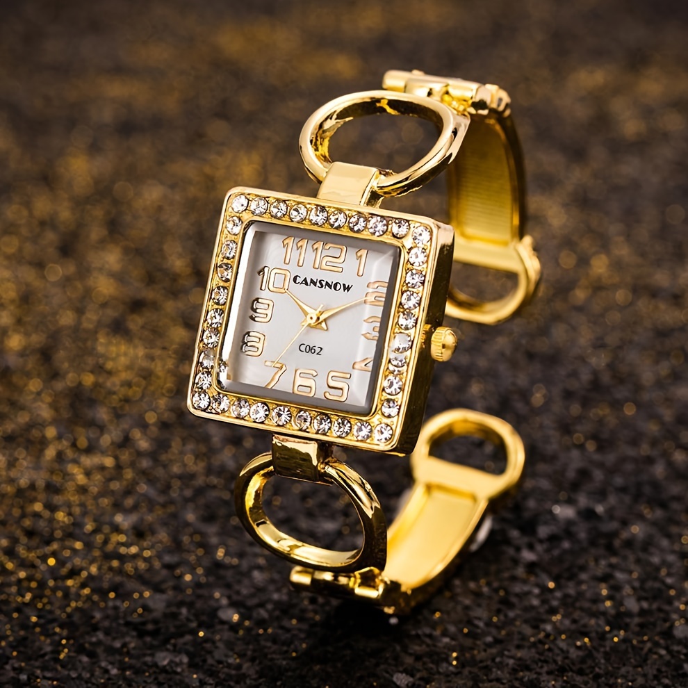 Luxury Fashion Rhinestone Squa - Luxury Watch Female ulasan dan harga