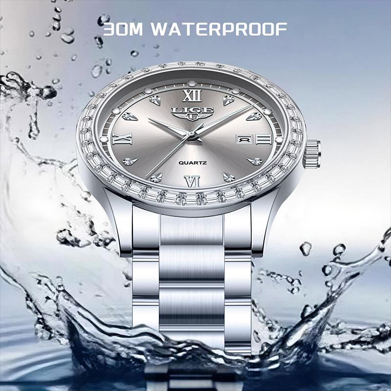 LIGE Quartz Wristwatch 2026 Lu - Luxury Watch Life ulasan dan harga