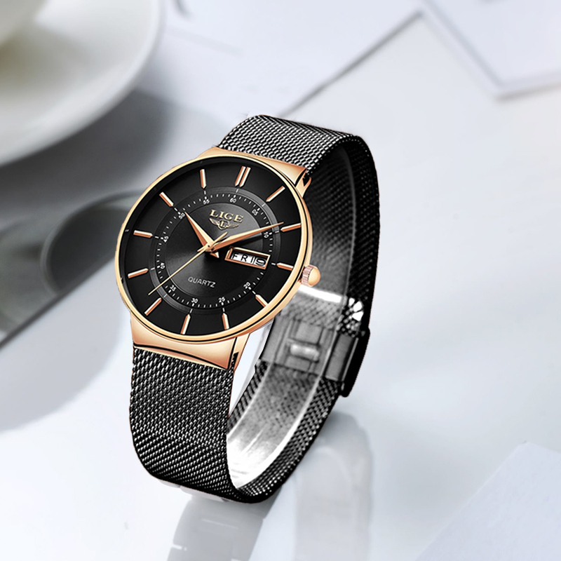 LIGE Women Watches Luxury Bran - Luxury Watch Ladies ulasan dan harga