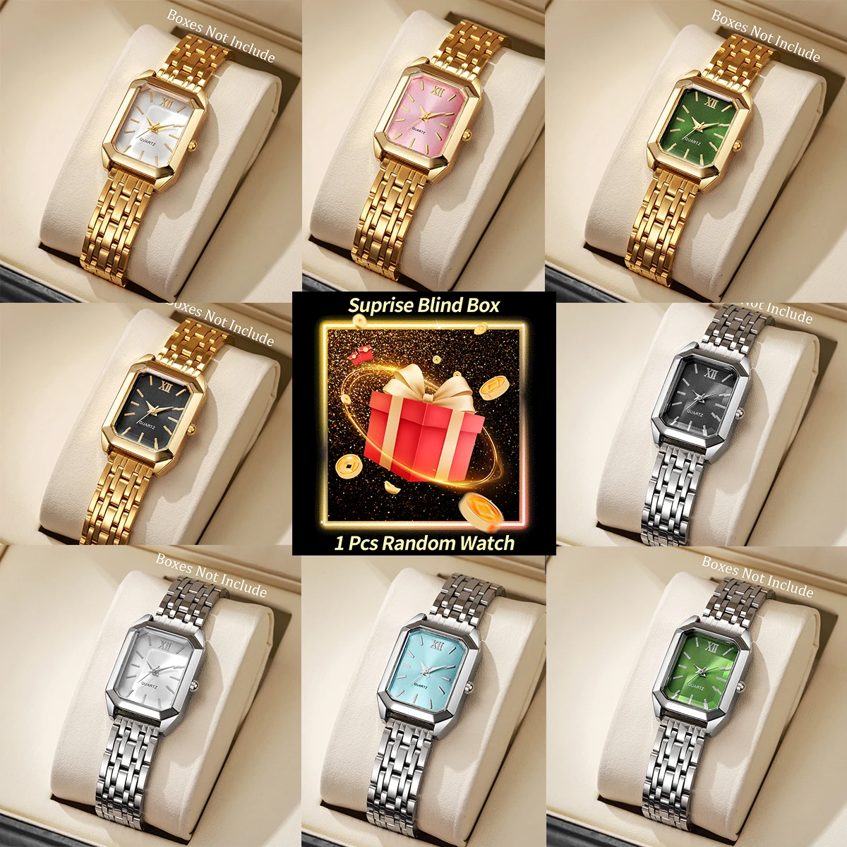 Surprise Blind Box Women Watch - Luxury Watch Women ulasan dan harga