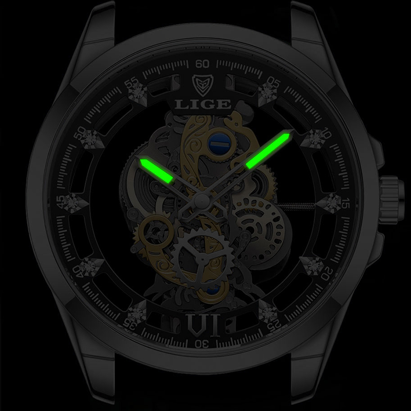 LIGE Fashion Top Luxury Men's  - Luxury Watch Magazine ulasan dan harga
