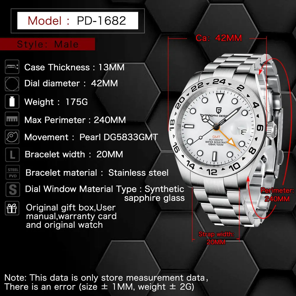 2026 PAGANI Design New Men's A - Rolex Watch Submariner ulasan dan harga