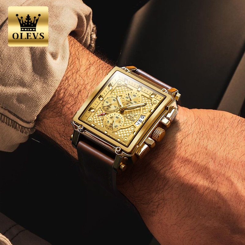 OLEVS Brand Mens Watches Water - Luxury Watch Life ulasan dan harga