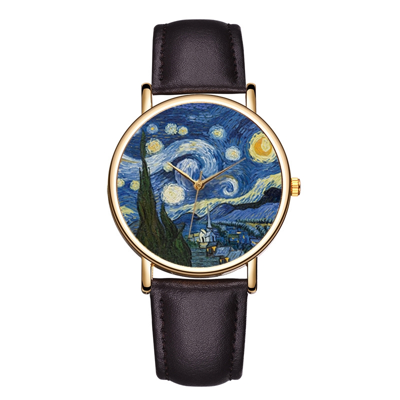 Van Gogh Painting Dial Watches - Luxury Watch Ladies ulasan dan harga