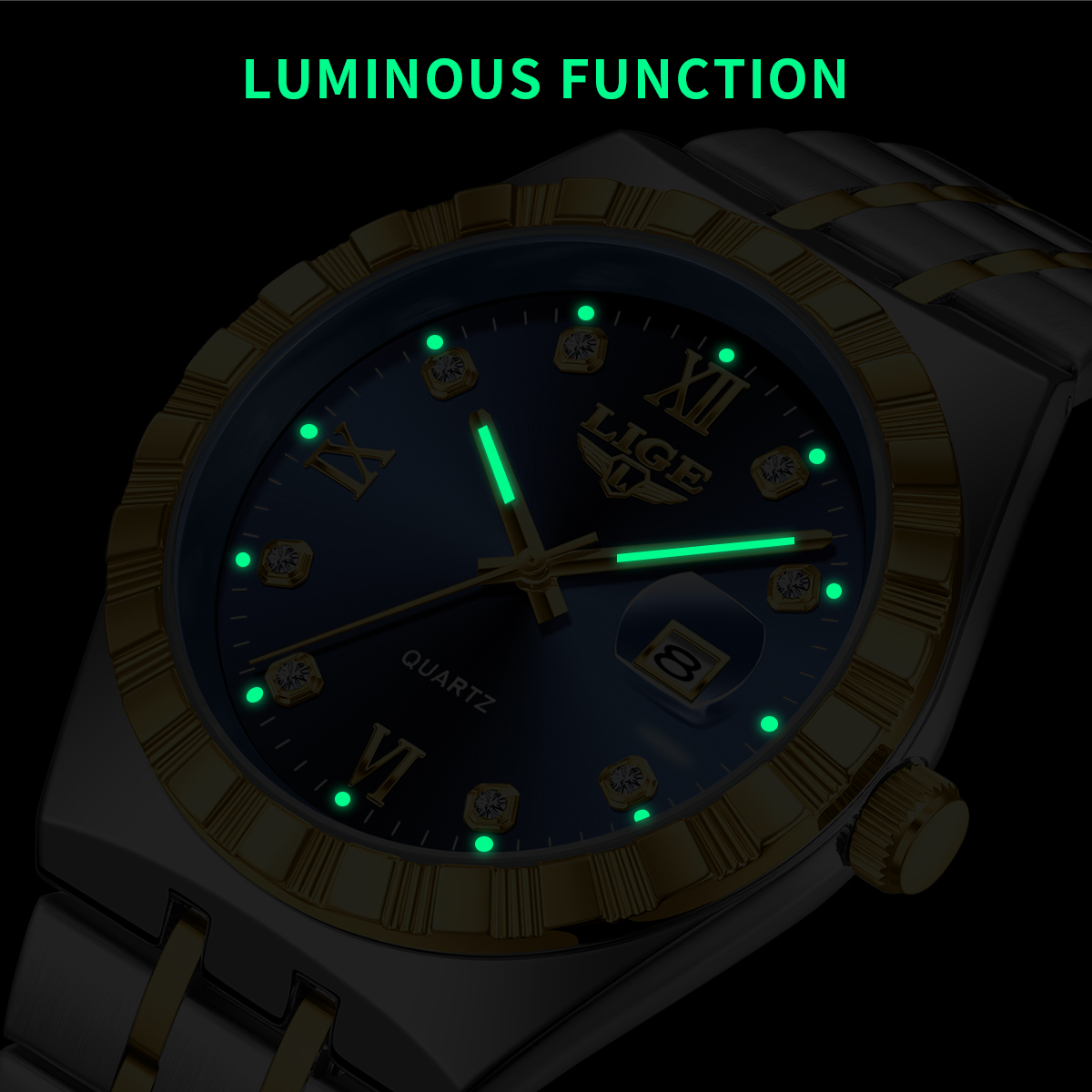 LIGE Business Men Watches Top  - Luxury Watch Life ulasan dan harga